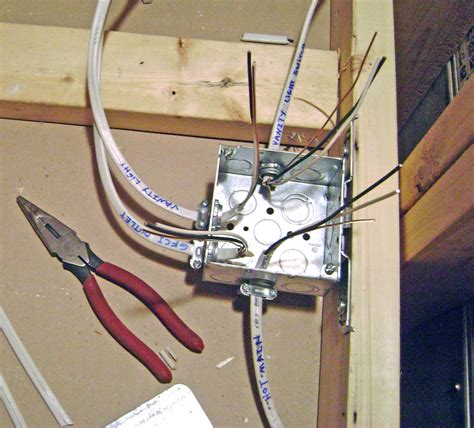 ceiling junction box replacement|installing junction box in ceiling.